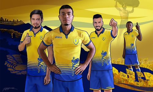 Panetolikos 2017-18 Home Kit