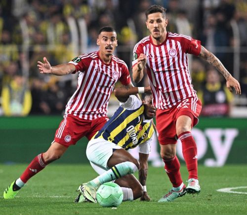 Olympiacos Piraeus 2023-24 Conference League Home Kit
