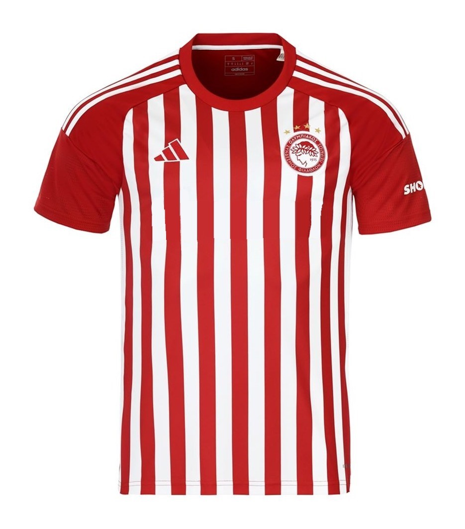 Olympiacos Piraeus 2023-24 Conference League Home Kit