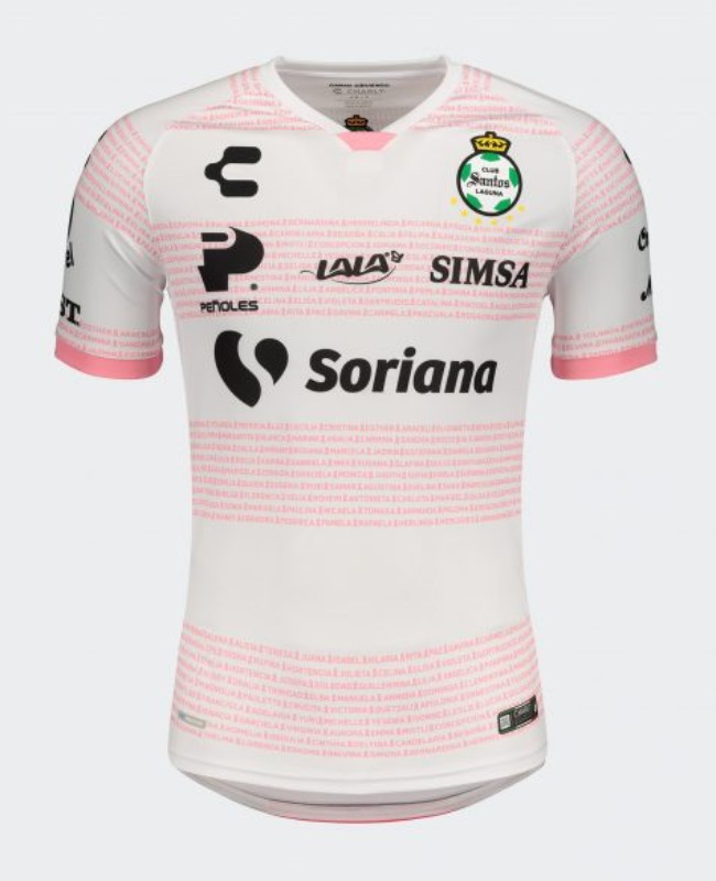 Santos Laguna 2020-21 Pink October Kit