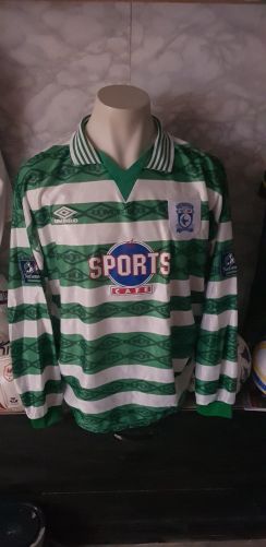 Cardiff City 1995-96 Pre-Season Home Kit