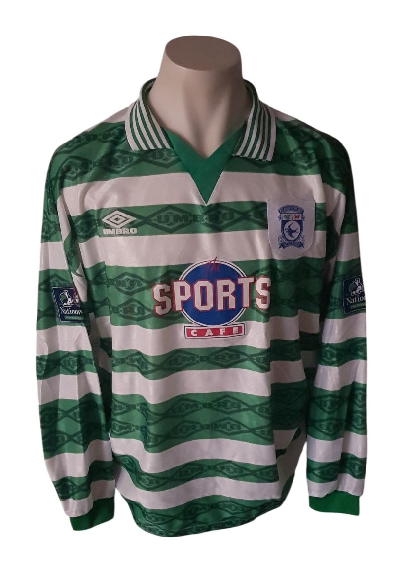Cardiff City 1995-96 Pre-Season Home Kit