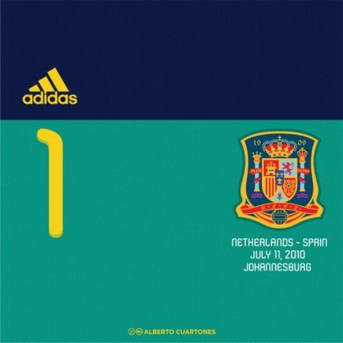 Spain 2010 GK World Cup Final Kit