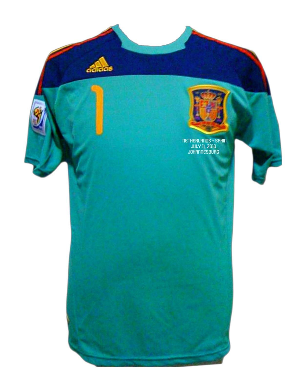 Spain 2010 GK World Cup Final Kit