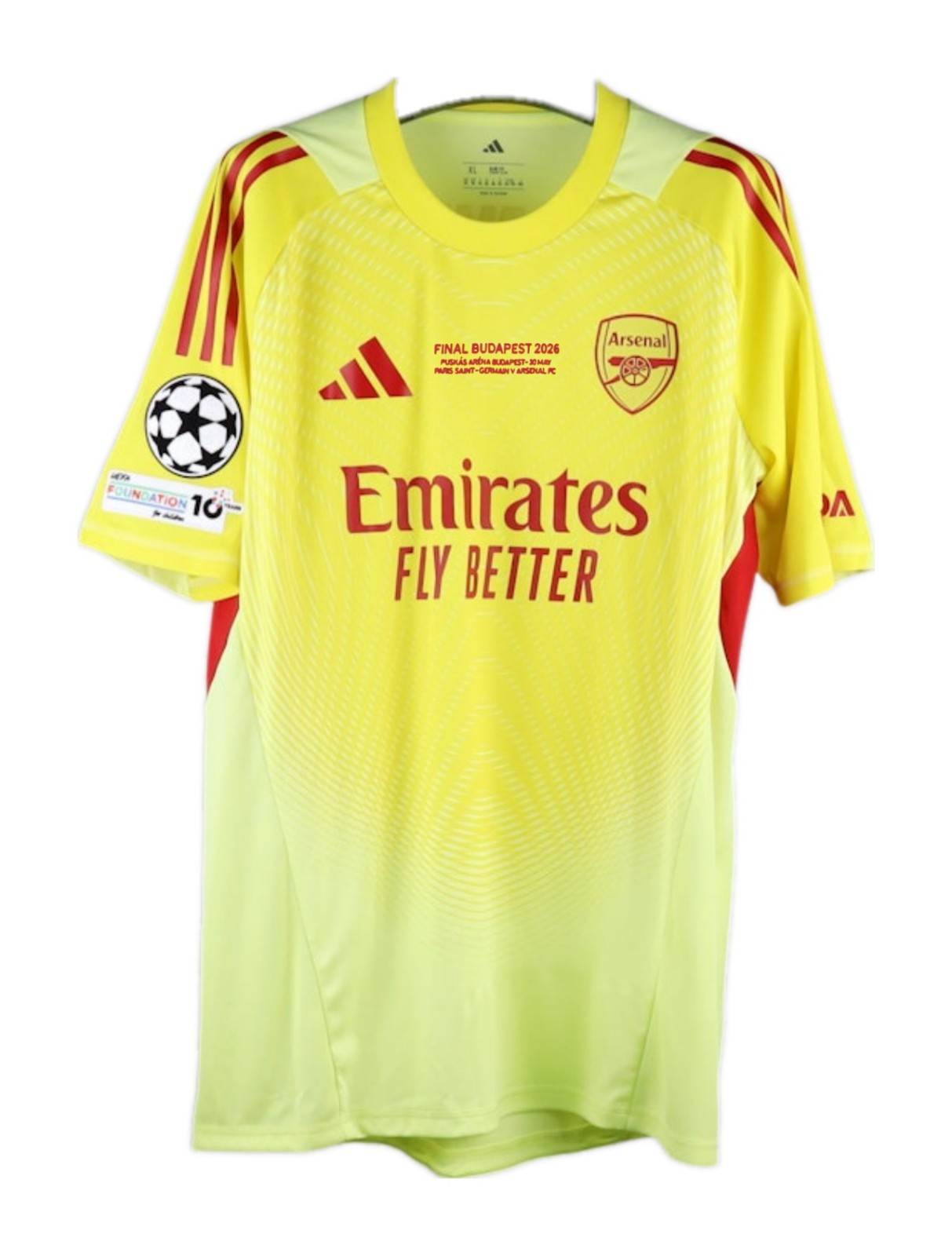 Arsenal FC 2025-26 Champions League Final GK Kit