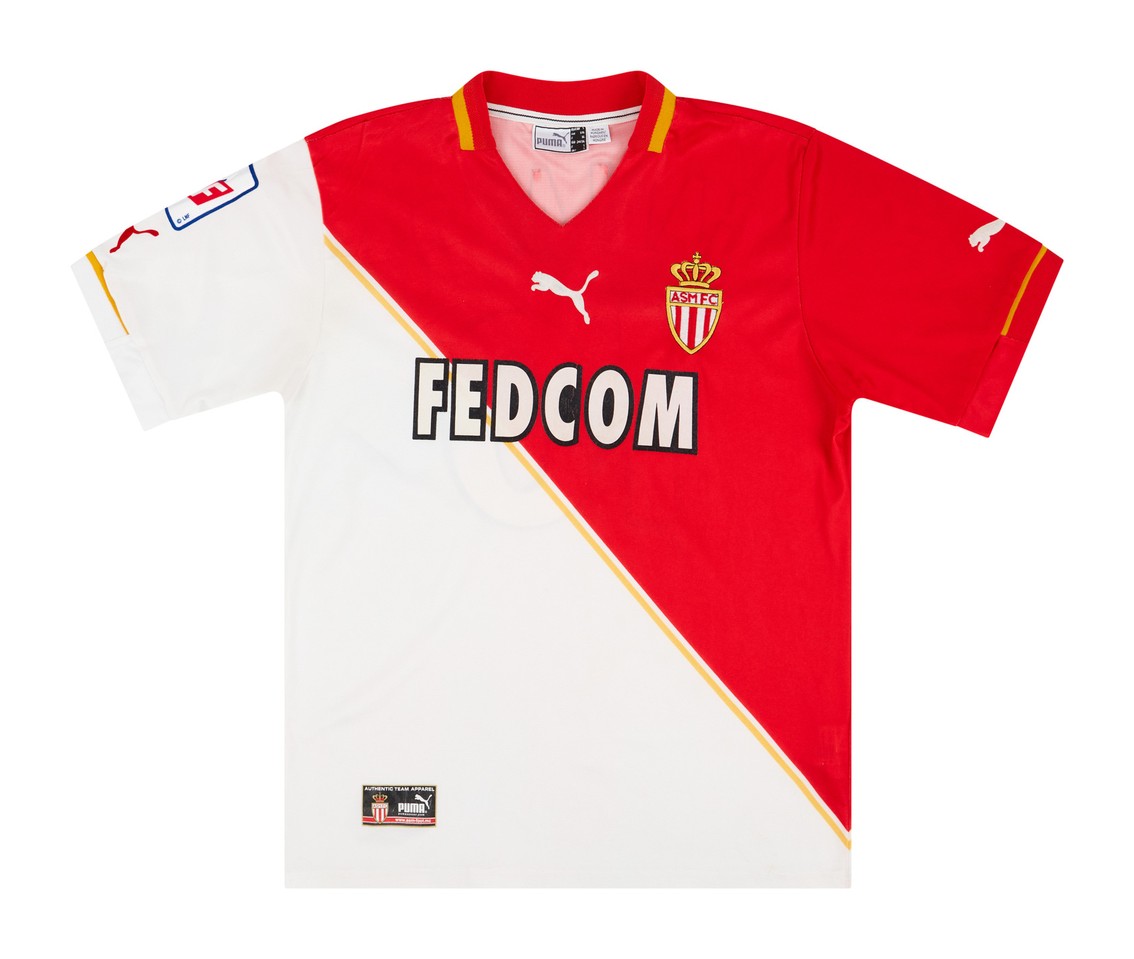 AS Monaco 2001-02 Home Kit