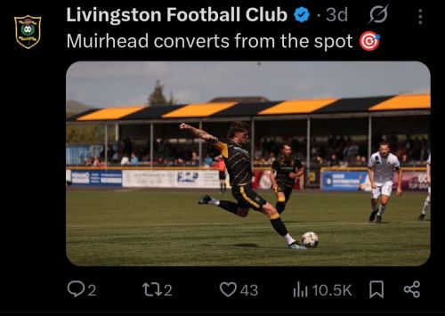 Livingston 2025-26 Pre-Season Away Kit