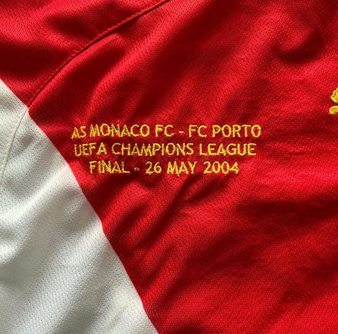 AS Monaco 2003-04 Champions League Final Kit