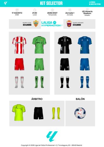 UD Almería 2026-27 GK 1 Kit