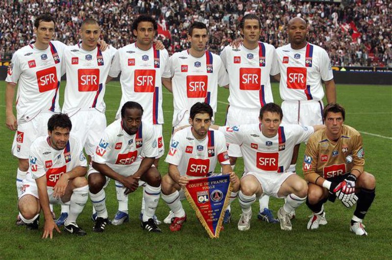 Olympique Lyonnais 2007-08 Coupe de France Final Kit