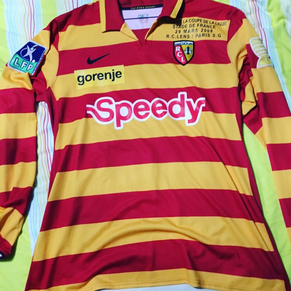 RC Lens 2007-08 Coupe de la Ligue Home Kit