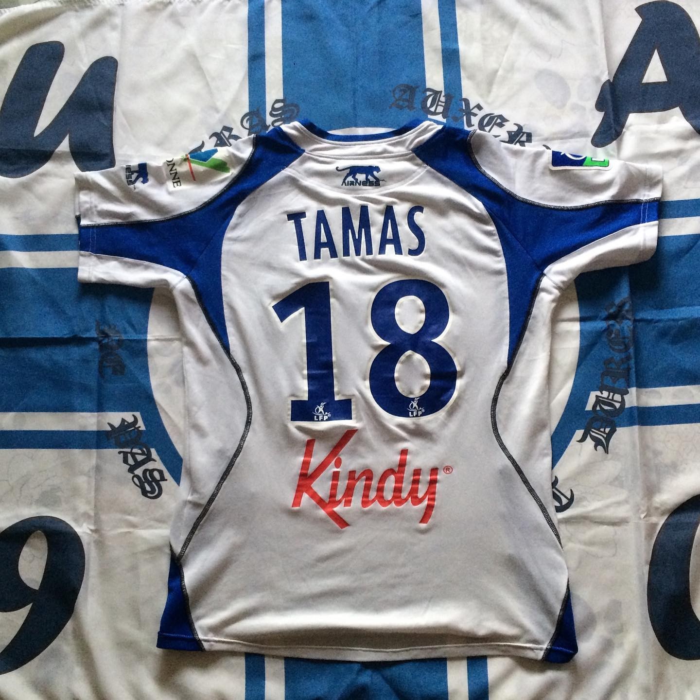 AJ Auxerre 2007-08 Home Kit