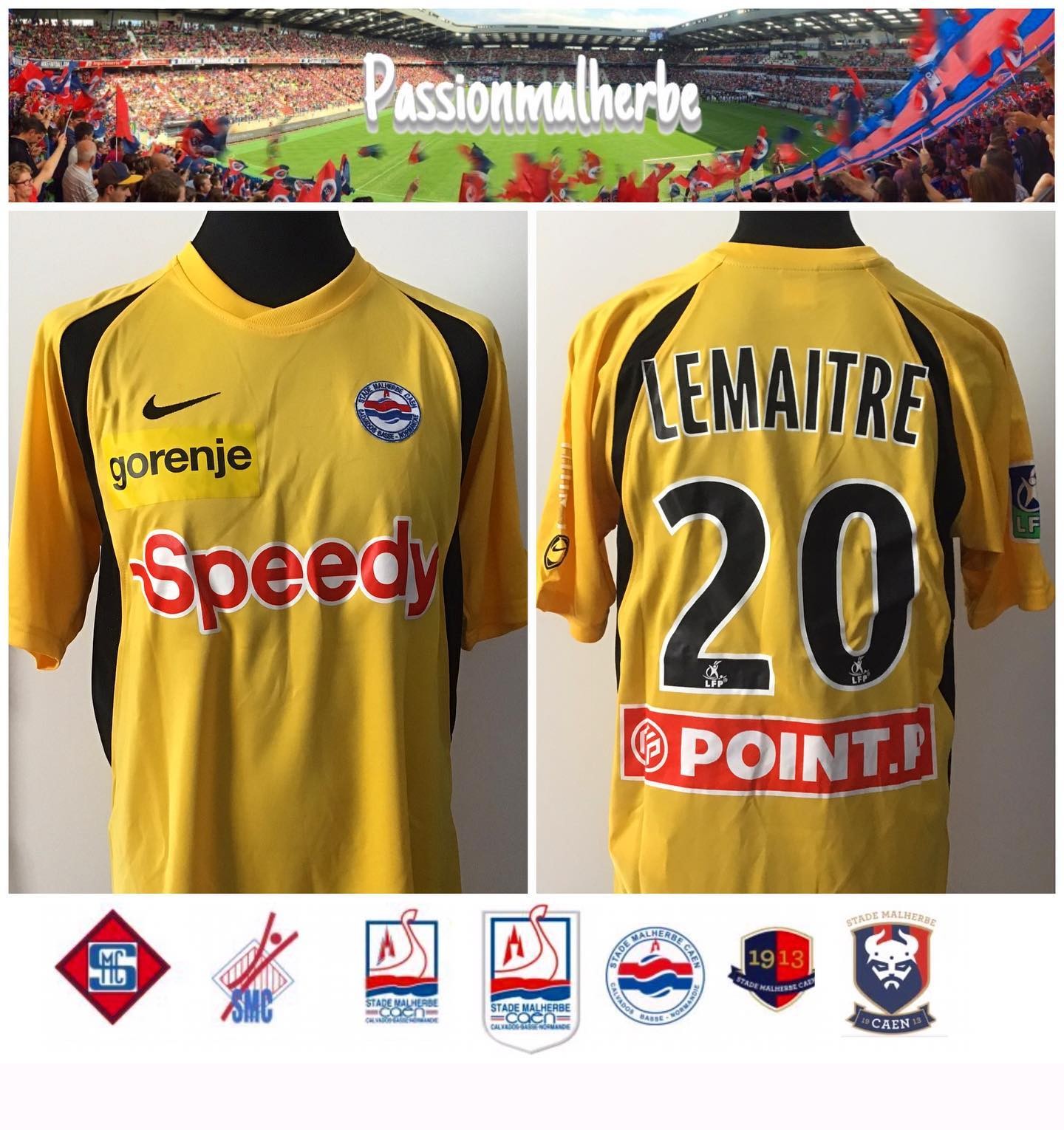 SM Caen 2007-08 Cup Away Kit