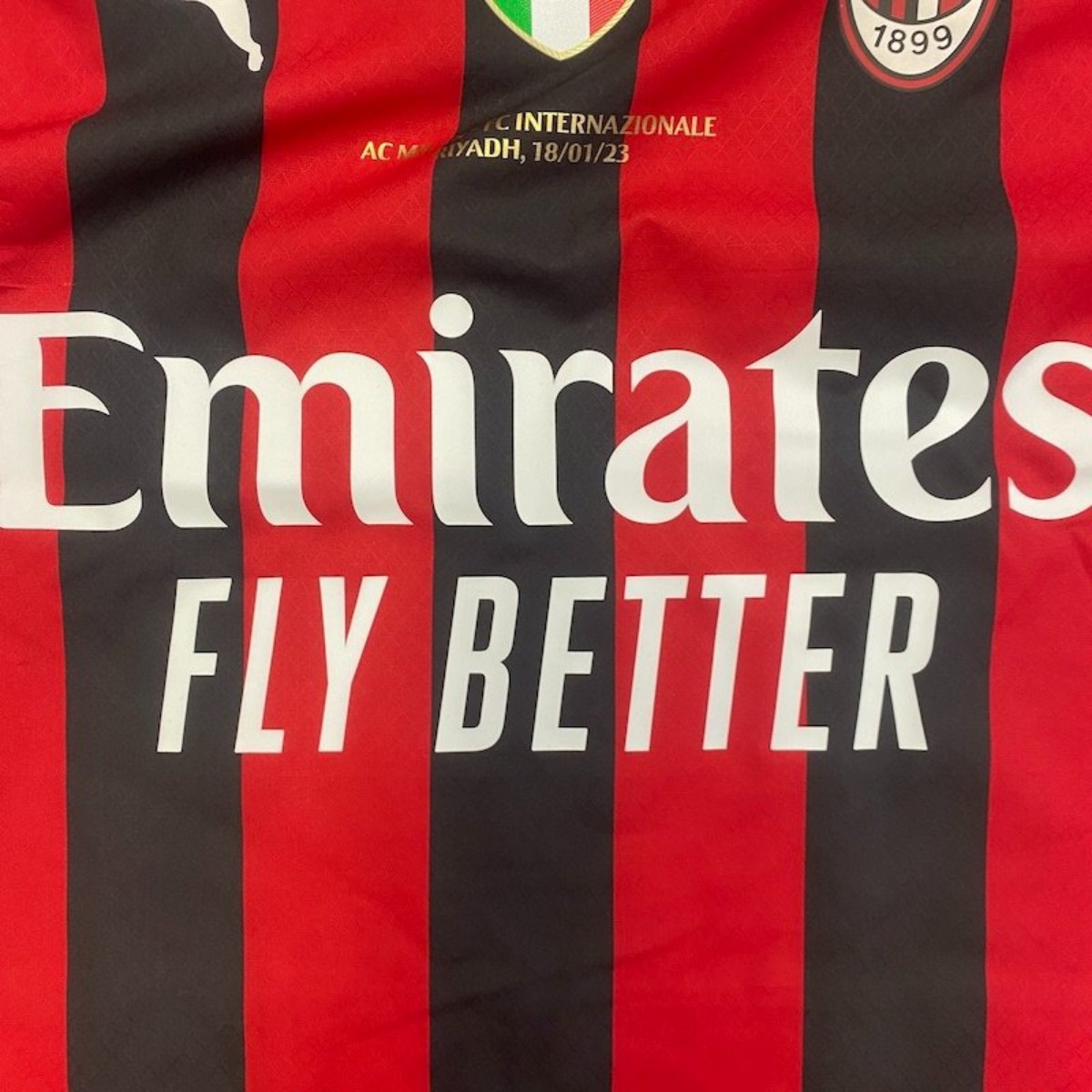 AC Milan 2022-23 Supercoppa Italiana Kit