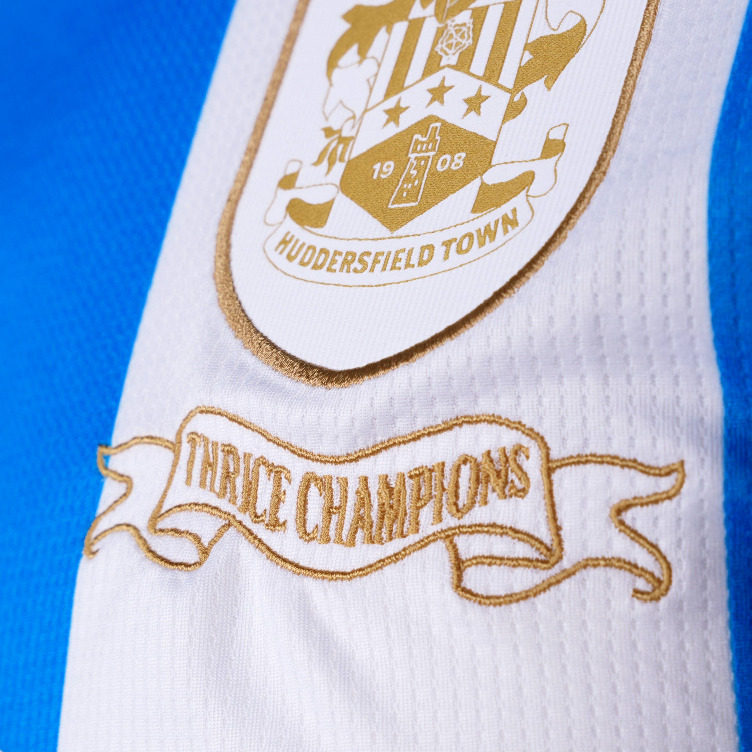 Huddersfield Town Thrice Champions Anniversary Kit