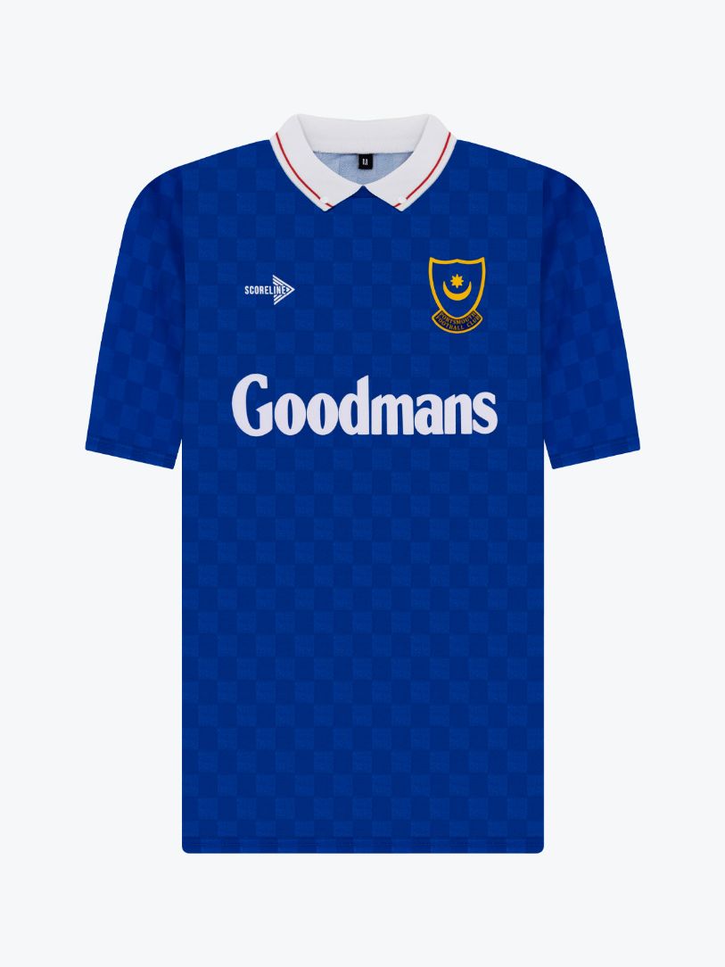 Portsmouth 1989-91 home reissue Home kit front view